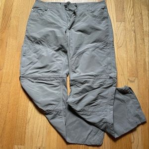 Kuhl Liberator Convertible Stealth Pants Men's 34x34 Gray Zip Off System Hiking